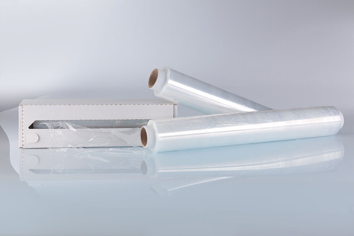 Cling film: for hygienic packaging of food