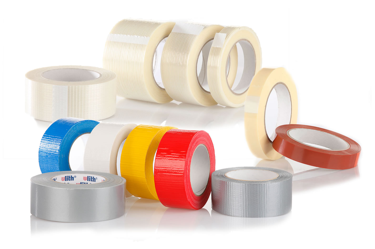 Cloth tape, filament tape, strapping